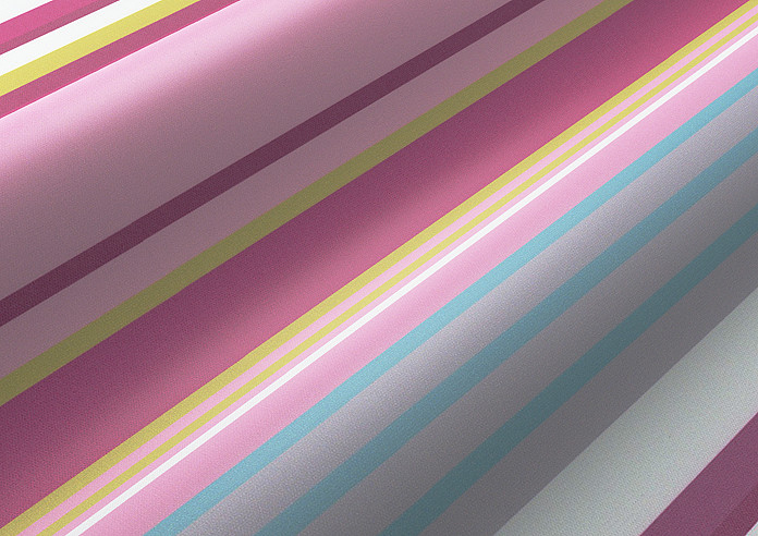 Stripy (Blackout), Pink - Roller Blind - Image 4
